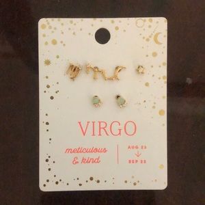 FREE Virgo earrings with purchase!